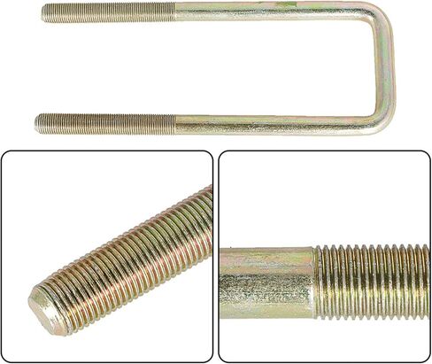 Zinc Coated Square U-Bolts with Hardware for 2.5 Wide Leaf Springs Replacement for 1988-2019 Chevy Silverado GMC Sierra 1500 in Saudi Arabia