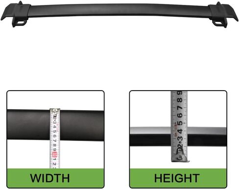 Snailfly Cross Bar مناسب لـ 2021-2025 Ford Bronco 2Door و4Door مع سياج جانبي، حامل البضائع العارضة على السقف (شريط واحد) in Kuwait