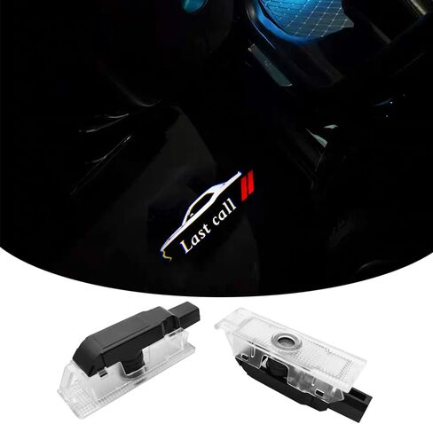 uuakarin 2 قطعة أضواء شعار الباب LED ملحقات السيارة HD مصباح الترحيب متوافق مع جهاز العرض تشالنجر 2013-الحاضر شبح الظل البركة أضواء الخطوة المجاملة in Kuwait