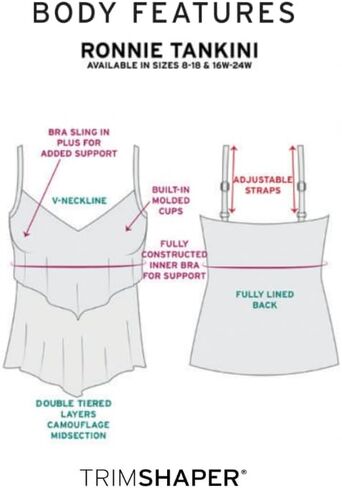 Women's Ronnie Swim Tankini Top in Saudi Arabia