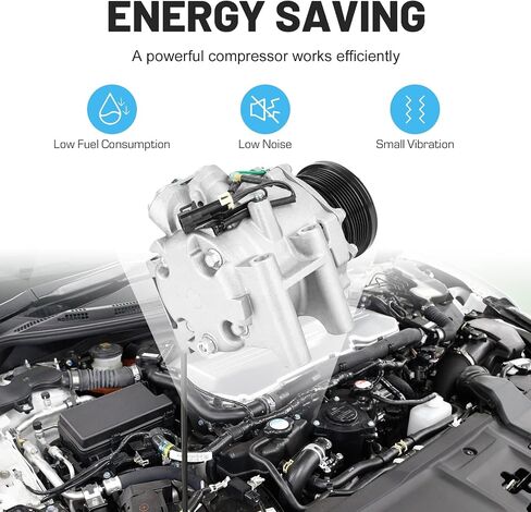 ضاغط تكييف الهواء الجديد مع القابض لـ 2002-2009 GMC Envoy 4.2L, 2005 2006 2007 2008 2009 Saab 9-7x 4.2L 1521727 1521182 in Saudi Arabia