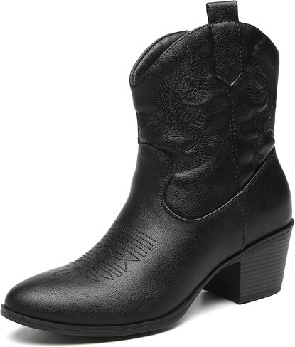 أحذية TYNDALL النسائية للكاحل ملابس غربية أنيقة أحذية رعاة البقر للنساء in Kuwait