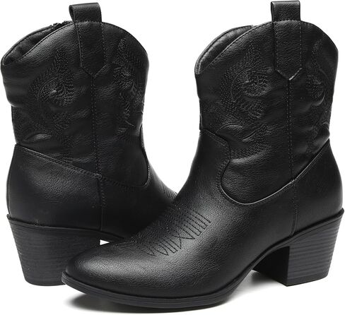 أحذية TYNDALL النسائية للكاحل ملابس غربية أنيقة أحذية رعاة البقر للنساء in Kuwait