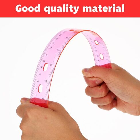 8 Pack Plastic Ruler 12 Inch 8 Assorted Color Rulers Bulk for Classroom Clear Ruler Transparent Bulk Rulers Straight Edge Ruler Flexible Ruler for Kids School Office Classroom in Saudi Arabia