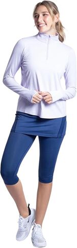 Women's UPF 50+ Sun Protection Active Capri with Skirt in Kuwait