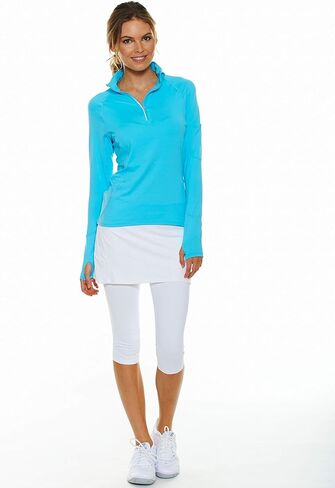 Women's UPF 50+ Sun Protection Active Capri with Skirt in Kuwait
