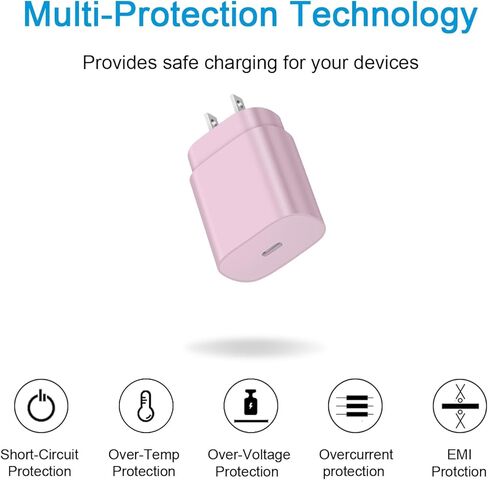 USB C Fast Charger for Samsung 25W Type C Charger, 2-Pack Fast Wall Charger Block with 6Ft Type C to Type C Cable for Samsung Galaxy S23 Ultra, S23+/S23/S22/S21/S20/Note 20/Note 10 in Kuwait