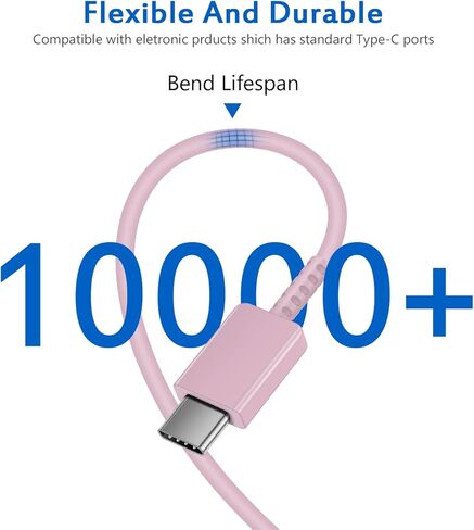 USB C Fast Charger for Samsung 25W Type C Charger, 2-Pack Fast Wall Charger Block with 6Ft Type C to Type C Cable for Samsung Galaxy S23 Ultra, S23+/S23/S22/S21/S20/Note 20/Note 10 in Kuwait