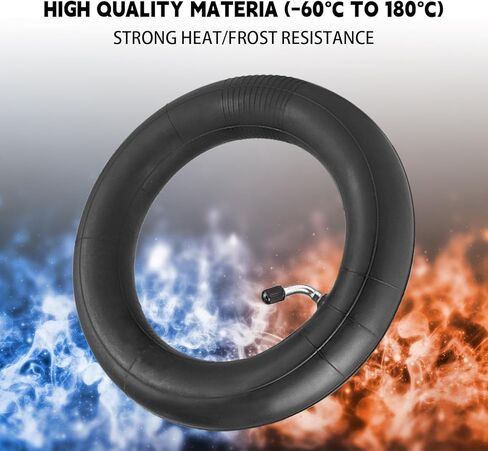 سكوتر كهربائي بأنبوب داخلي 10 × 2.5 إطارات 10 بوصة [سميكة] [امتداد الصمام] [رافعات الإطارات] [صمام الفم المنحني] (عبوتان) in Kuwait