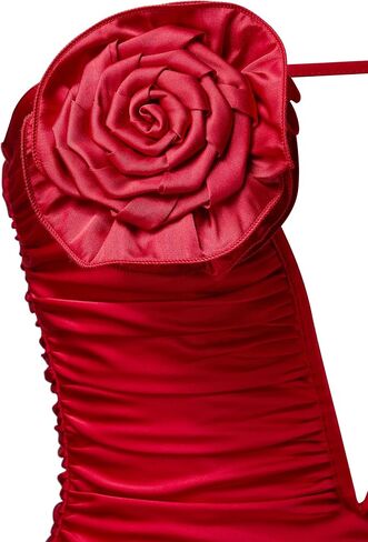 JW PEI Women's Bailee Floral Applique and Ruched Tube Mini Dress in Saudi Arabia