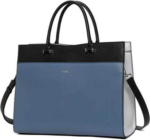 CLUCI Women Briefcase Leather Laptop Bag for Women 15.6inch Computer Bag Messenger Business Work Tote in Saudi Arabia