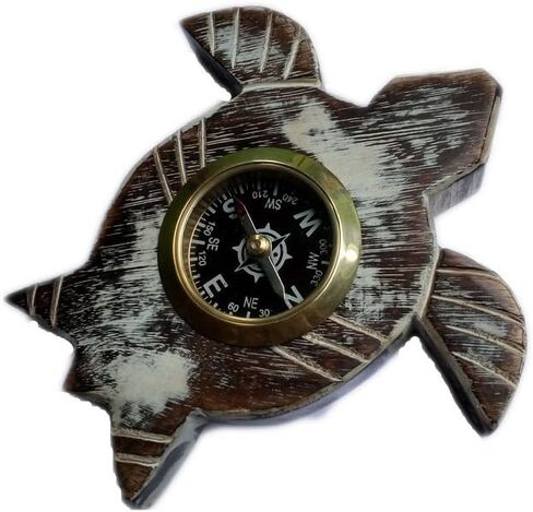 Antique Vintage Working Compass for Home Office Outdoor Camping | Desk Accessories Paperweight by Hind Handicrafts in Saudi Arabia