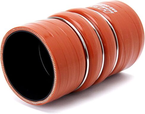 HPS 4-Ply عززت سيليكون شاحن توربيني المبرد التمهيد عدة واحدة الجانب الساخن التمهيد متوافق مع 2010 الجنيه الاسترليني شاحنة رصاصة 45 55 2010-2012 رام 2500 3500 4500 5500 6.7L الديزل الكمون، 57-2208 in Kuwait