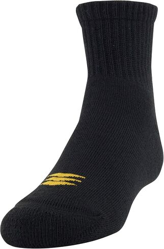 PowerSox Boys' Full Cushion Quarter Socks, 8 Pairs in Saudi Arabia