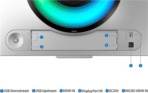 SAMSUNG 49" Odyssey OLED G9 G95SC Series Curved Smart Gaming Monitor, 240Hz, 0.03ms, Dual QHD, Neo Quantum Processor Pro, DisplayHDR 400, AMD FreeSync Premium Pro, LS49CG954SNXZA, 2023 in Saudi Arabia