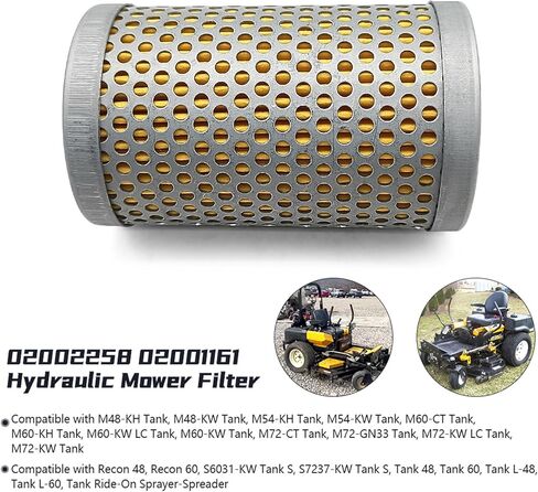 02002258 مرشح هيدروليكي مناسب لخزان شبل كاديت M48 M54 M60 M72 S6031 S7237 Recon 48 60 جزازة استبدال 02001161 in Kuwait