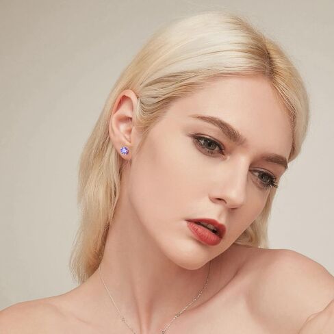 316L Titanium Steel Copper Plated Zircon Earbone Nail Round Large Zircon Earrings Huazi Earnail Earbone Nail in Saudi Arabia