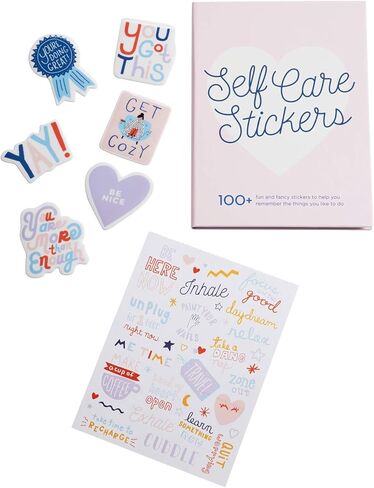 WORLD TRAVELER Freeperiod Press ملصق كتاب فوليو، "ملصقات العناية الذاتية" لوحة ملصقات وملصقات منتفخة، غلاف فني، 5x7 in Kuwait