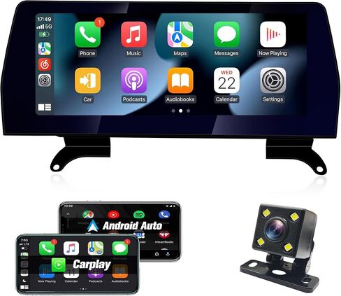 Car Stereo for BMW X5 E70 CCC 2007-2010, Car Audio Receivers for BMW X6 E71 CCC 2007-2010, 12.3" Car RadioTouchscreen with Wireless Aftermarket Android Auto Head Unit Backup Camera Carplay for Apple in Saudi Arabia