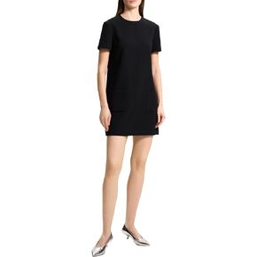 Theory Women's Short Sleeve Pocket Shift Dress