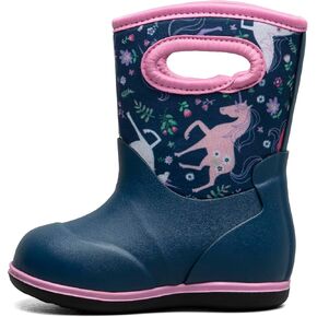BOGS Unisex-Child Classic-Unicorn Meadow (Toddler) Rain Boot