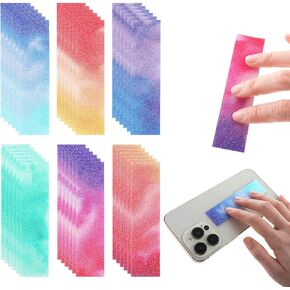36 Pcs Unique Sensory Stickers for Anxiety Relief, Cute Fidget Textured Strips Anti Stress Tactile Rough Stickers Sensory Strips for Office Classroom Desk Relieve Adult Teen Stress(Gradient Style)