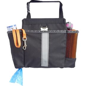 High Road Car Dog Travel Bag for Water Bottles, Toys, Treats and Food with Poop Bag Holder Dispenser