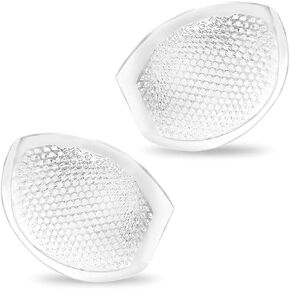 Breathable Silicone Bra Inserts, Reusable Breast Enhancers Waterproof Push Up Clear Gel Bra Pads for Swimsuit Sport Bra, Lingerie, Bikini, Non Slip Bra Cups for Women All Cup Sizes (1 Pair)