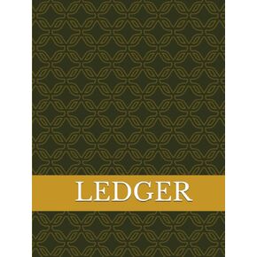 Ledger Small Size - Copy Size - 11 x 8.5 inch - A4 Style - 70 GSM Ledger Paper - 100 Pages