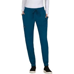 KOI Basics Womens Jogger Scrub Pants- 761 Quinn Jogger Caribbean