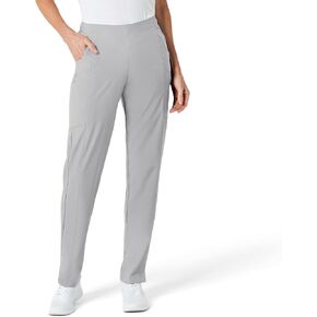 WonderWink W123 Women’s Flat-Front Double Cargo Pant — Grey, Large