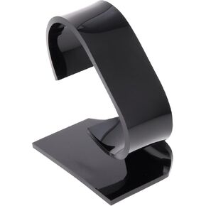 Plymor Black Acrylic Watch Display Stand, 1.75" W x 3" D x 3.75" H
