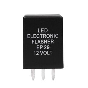 LED Electronic Flasher Relay 12 Volt 4Pin Turn Signal Bulbs Hyper Flash EP29