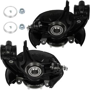 OCPTY Front Steering Knuckle and Hub Assembly for Honda Accord 2013-2016 LK017 LK018
