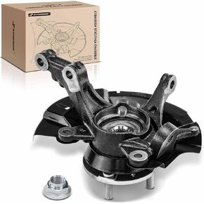 A-Premium Front Steering Knuckle & Wheel Bearing Hub Assembly Compatible with Hyundai Accent 2014-2017, Dodge Attitude 2014, w/4-Lug, Right Passenger Side, Replace # 517161R503