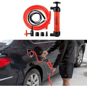 Multi-Use Siphon Pump Fluid Transfer Pump, Siphon Fuel Transfer Pump Kit, Universal Car Accessories Fluid Extractor Siphon Transfer Pump for Gasoline Liquid Oil Air and Other Fluids
