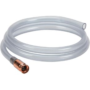 Performance Tool W54155 Food-Grade 7 GPM Liquid Transfer Shaker Siphon Tube Hose, Clear Blue, 6-Foot Tube