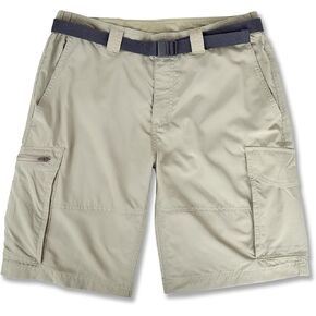 Columbia Mens Kestrel Trail Omni-Wick UPF 50 Cargo Shorts (32/Ins 10", Stone Beige)