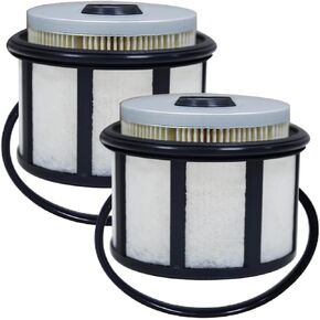 2PCS FD4596 Fuel Filter Compatible with Ford E350 F250 F350 F450 F550 Super Duty, E450 E550 Super Duty Excursion 7.3L Diesel Engine 1999-2003 Replace FD-4596, F81Z9N184AA, F81Z-9N184-AA, GF7751A