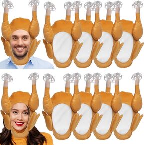 Simply Genius Thanksgiving Gifts and Decorations - Turkey Hats for Adults - Great for Turkey Costume in Kuwait