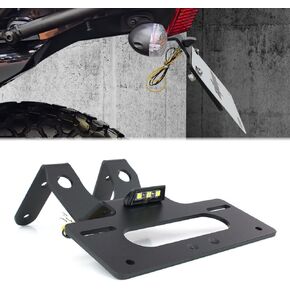 Xitomer Fender Eliminator Compatible with KLR650 2024 2023 2022 KLR650 2022-2024, License Plate Bracket for KLR650 Accessories Tail Tidy, with LED Light