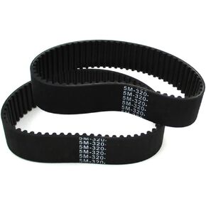 2Pcs 5M-320-25 Gas Scooter Drive Clutch Belt for Bladez Moby S X SX 23cc 33cc 35cc 40cc Mini Moto Pocket Bike (5M-320-25)