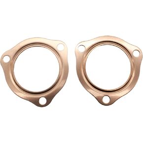 2.5 inch Copper Header Collector Gaskets Reusable for SBC BBC 302 350 454 Gaskets, 2Pcs Exhaust Gaskets