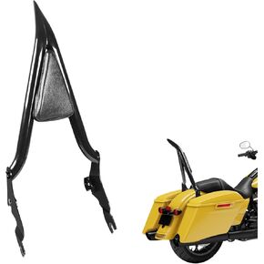 مسند ظهر للركاب الخلفي قابل للفصل بارتفاع 26 بوصة للدراجة النارية مع وسادة لدراجة Harley Touring Road King Street Glide Electra Glide CVO Road Glide 2009-2024 ملحقات in Kuwait