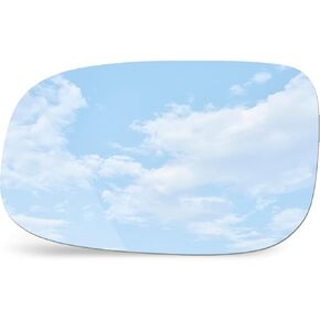 Mirror Glass Passenger Right Side fit for 2007 2008 2009 2010 2011 2012 2013 Volvo C30 C70 S40 S60 S80 V50 V70 with Adhesive Convex No Backing Plate