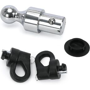 Puck System Gooseneck Hitch Kit for Chevy GMC 2500 HD 3500 HD Ford F-250 F-350 Nissan Titan XD 2-5/16" Ball & Safety Chain Anchors Kit