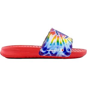 Champion Superslide Tie-Dye (Little Kid) Rainbow Multi 12 Little Kid M