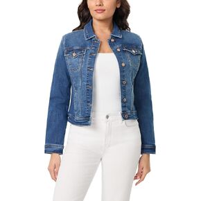 kensie Jeans for Women Forever Denim Outwear Jacket, Small to X-Large