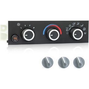 599-294 HVAC Heater Climate Control Module for Chevrolet Express 1500 2500 3500 Pasajeros G30, GMC Savana 1500 2500 3500 A/C Heater Climate Control Panel Switch w/Rear Window Defogger Switch