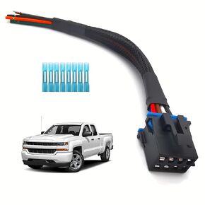 8 pin AC Heater Climate Fan Speed Control Connector Pigtail Plug 15306189, PT1346 Wire Harness Compatible with Silverado 1500 2500 3500, 1996-1999 Chevy Tahoe
